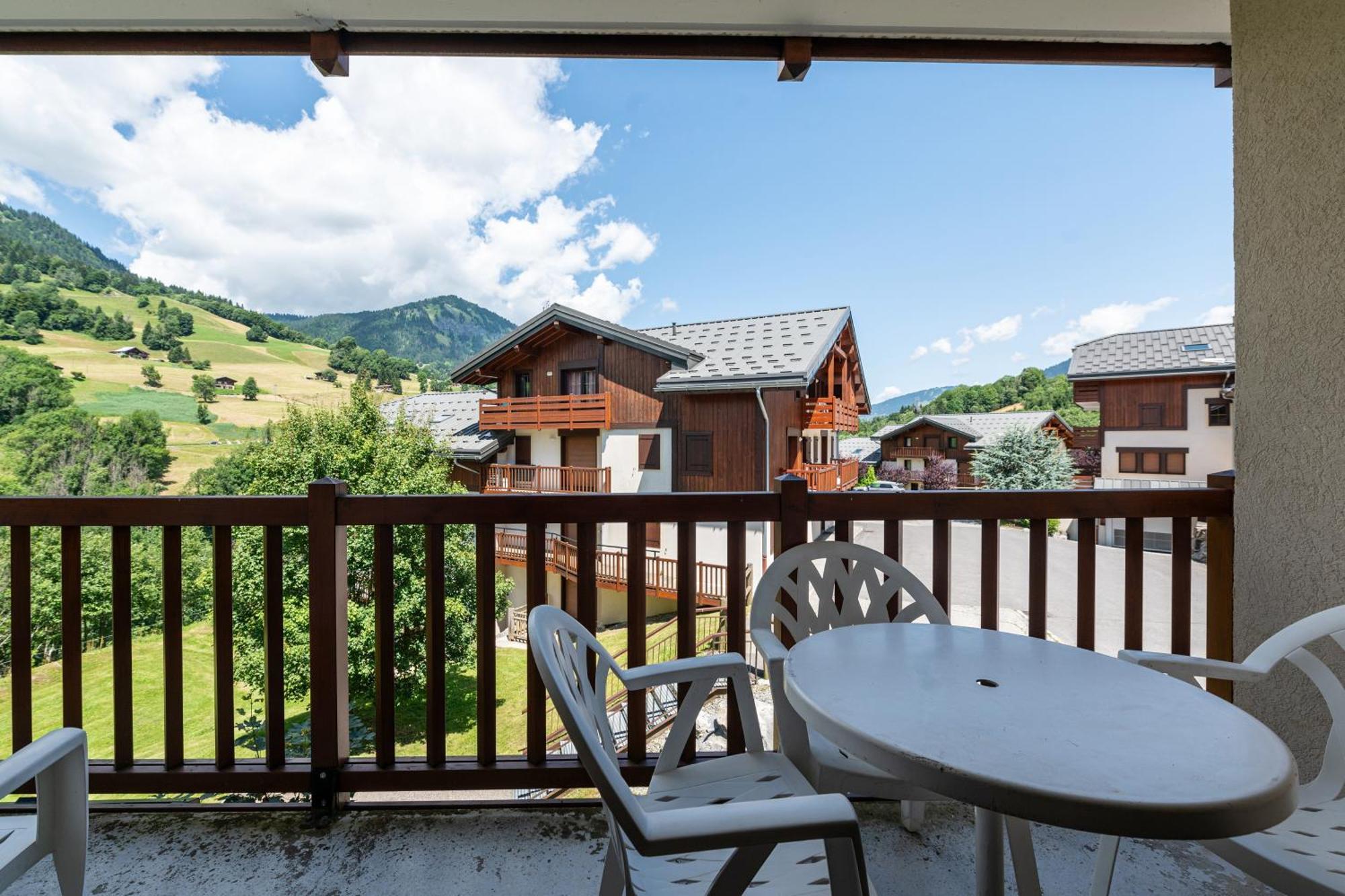 Chez Florent - Appt Vue Montagne Avec Piscine Flumet Zewnętrze zdjęcie