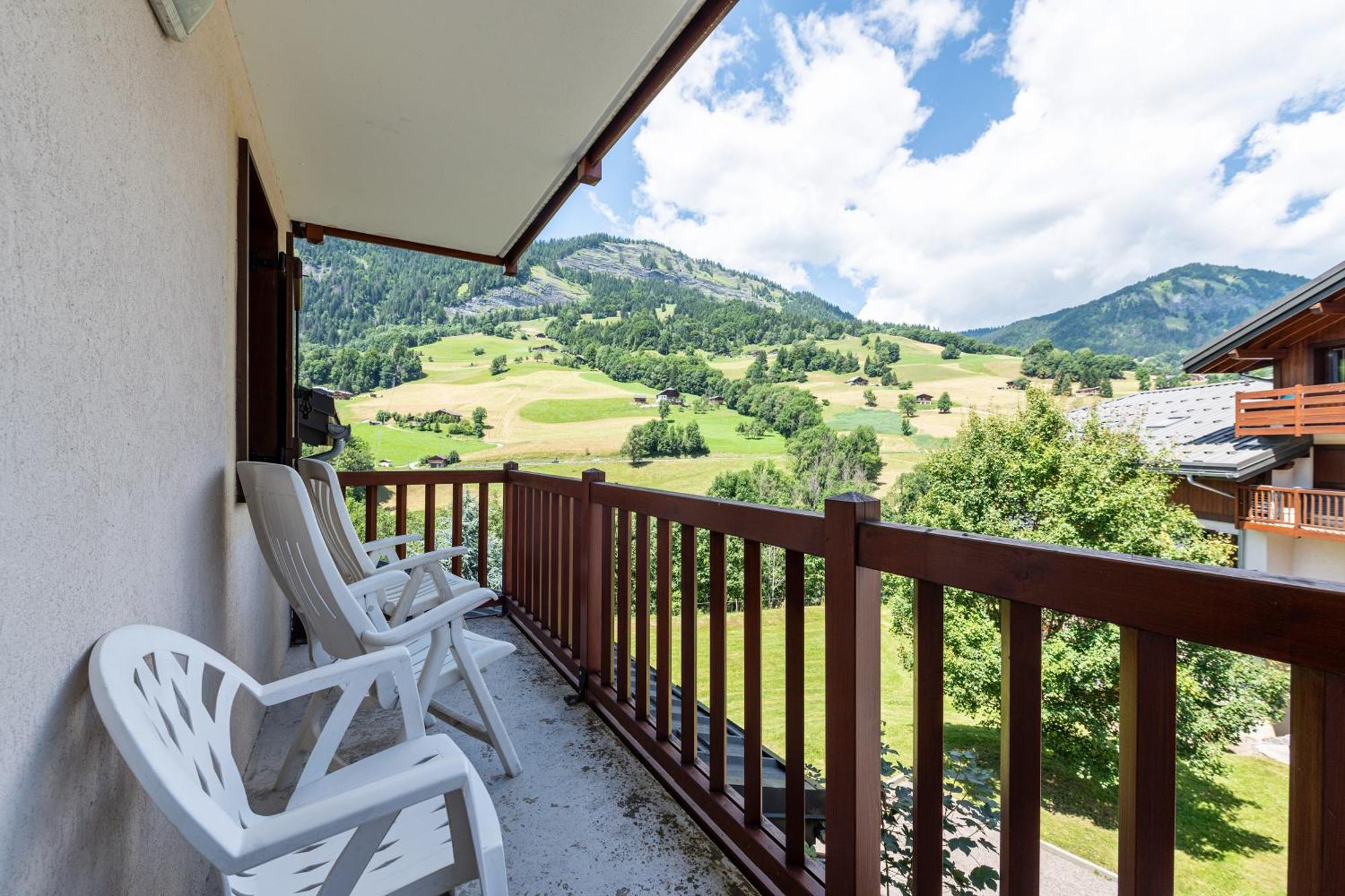 Chez Florent - Appt Vue Montagne Avec Piscine Flumet Zewnętrze zdjęcie